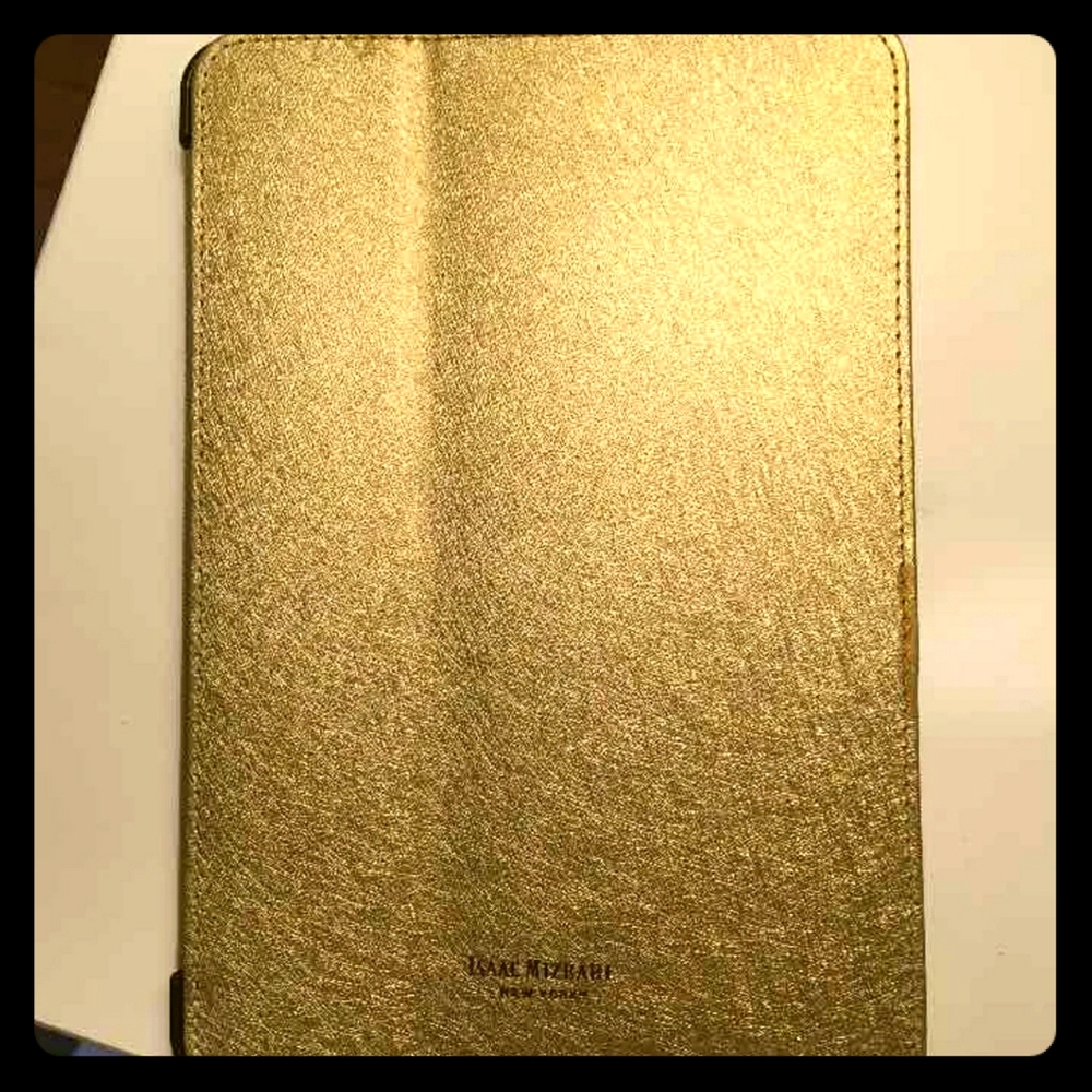 Gold Isaac Mizrahi iPad mini case